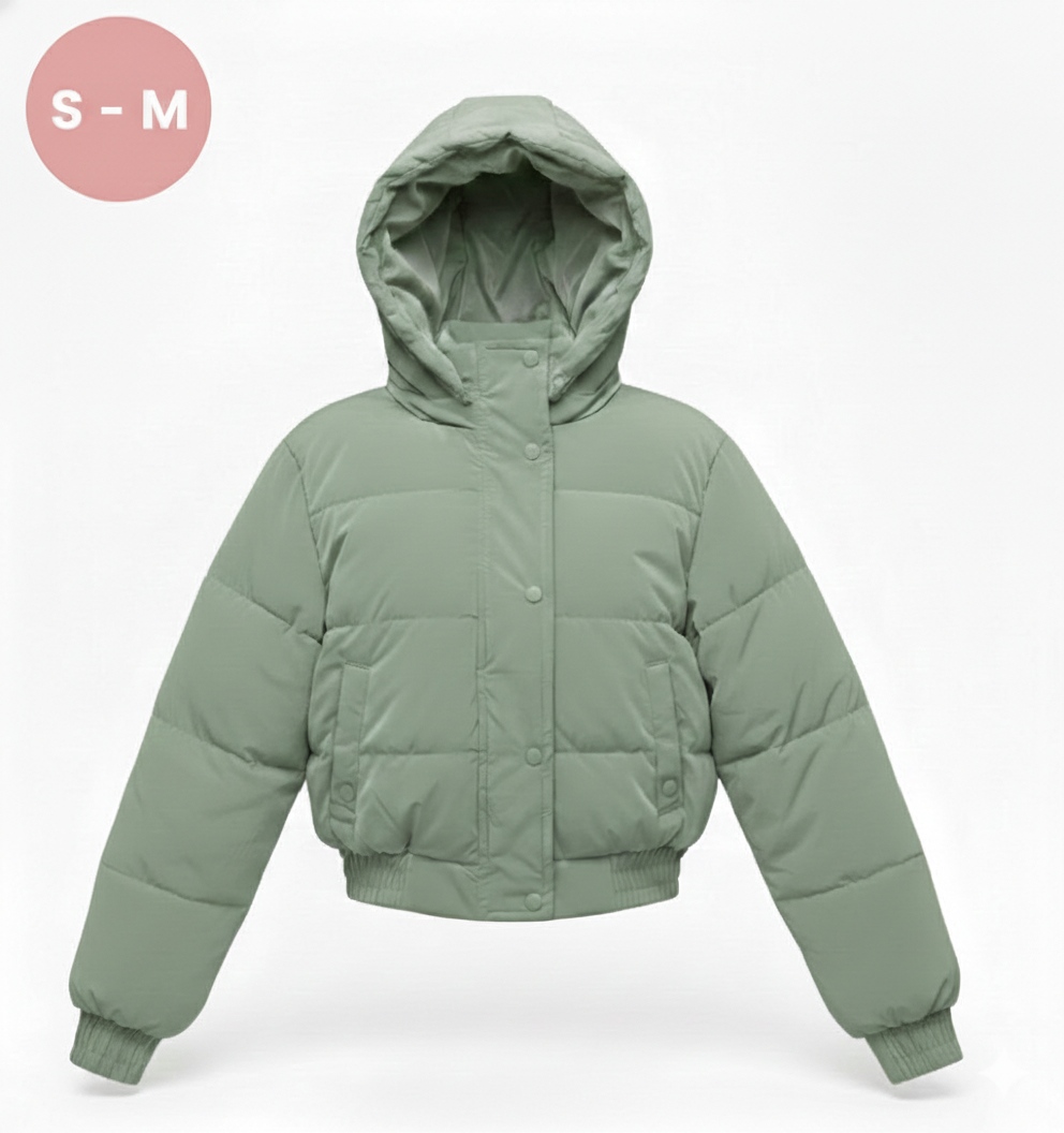 Casaca top, modelo crop